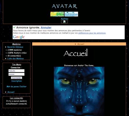 Avatar the game